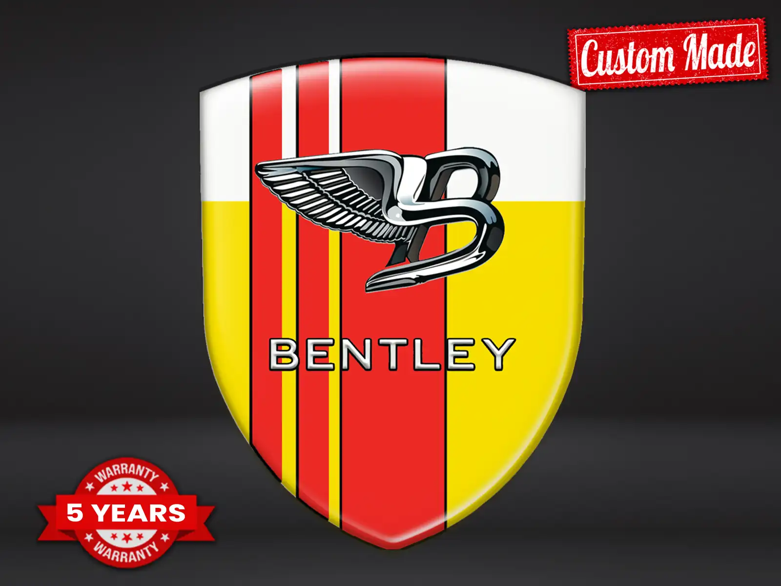 Bentley Etichetta Impermeabile Sportiva Regolabile Sobria